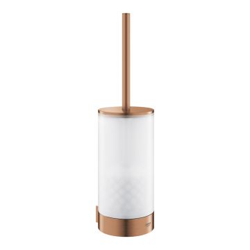 Perie wc cu suport de perete Grohe Selection  brushed warm sunset