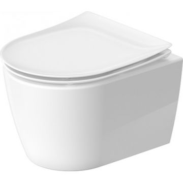 Vas wc suspendat Duravit Soleil by Starck Compact Rimless 37x48cm alb