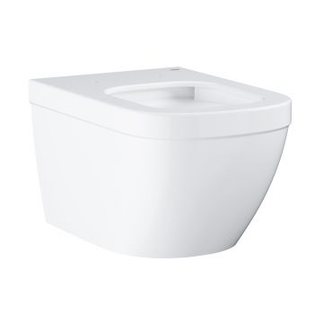 Vas wc suspendat Grohe Euro Ceramic Rimless 37.5x54cm fixare ascunsa Triple Vortex alb