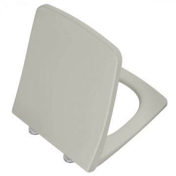 Capac WC slim, inchidere lenta soft close, functie de eliberare rapida, taupe mat 132-020R009