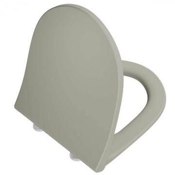 capac WC slim, inchidere lenta soft close, taupe mat 130-020-009