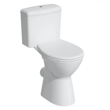 Vas WC compact cu spatele deschis, 65cm, inalt, horizonta outlet, fixare dubla la podea 7821L003-0087