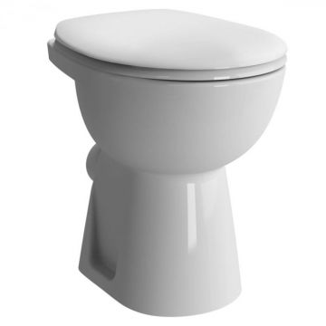 Vas WC pentru persoane cu nevoi speciale handicap stativ spatele deschis, 48cm, inalt 5814B003-0087