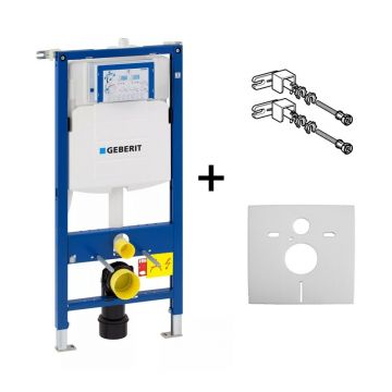 Set rezervor incastrat cu cadru Geberit Duofix Sigma UP320 de 12cm cu set fixare si set fonoizolant incluse