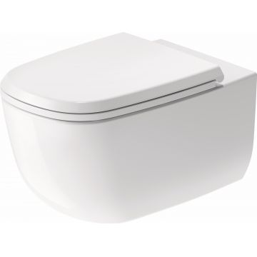 Vas WC suspendat Duravit Aurena Rimless 57x36.5cm HygieneGlaze Plus alb